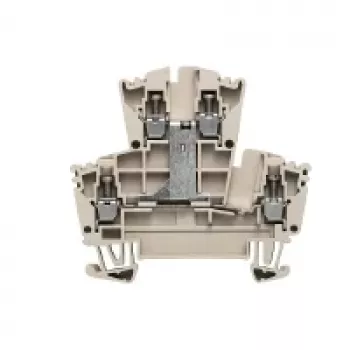Weidmüller 1022300000 Listwa przelotowa, 2-poziomowa, połączenie śrubowe, 500 V, 24 A, 4 mm², ciemny beż