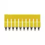 Weidmüller WQV 2.5/10 Złączka poprzeczna, 10-biegunowa, 2,5 mm², żółta, poliamid, 20 sztuk