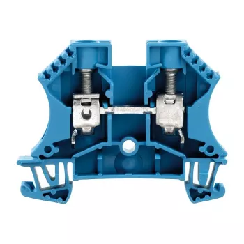 Weidmüller W-Series Listwa zaciskowa przelotowa, niebieska, 10 mm², 57 A, połączenie śrubowe, 50 sztuk