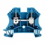 Weidmüller W-Series Listwa zaciskowa przelotowa, niebieska, 10 mm², 57 A, połączenie śrubowe, 50 sztuk
