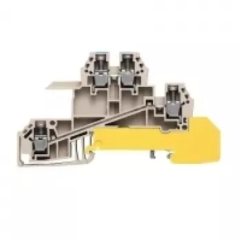 Weidmüller Listwa zaciskowa przelotowa, połączenie śrubowe, 2,5 mm², 24 A, 800 V, beżowa, 50 sztuk