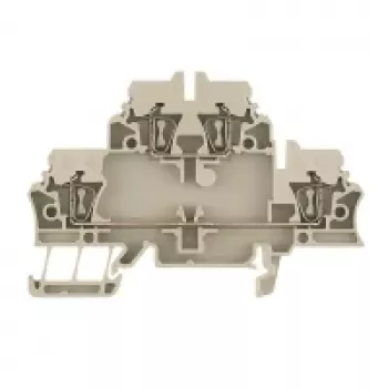 Weidmüller ZDK 2.5 złączka przelotowa, połączenie zaciskowe sprężynowe, 2,5 mm², beżowa, 50 sztuk