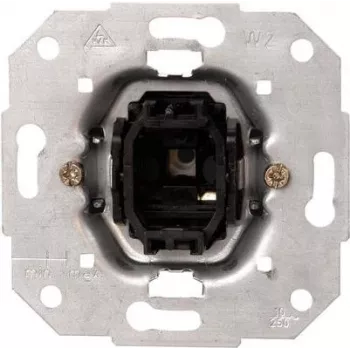 HEINRICH KOPP Wkład przełącznika szeregowego 10A 250V Czarny Metaliczny IP20