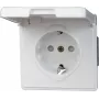 Heinrich Kopp 119102080 Gniazdo Schuko CEE 7/3 CEE 7/4 Biały 250V 16A
