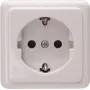 Heinrich Kopp Gniazdo Schuko Natynkowe 1-Gang 16A 250V Biel Arktyczna 101802000