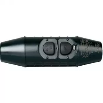 Heinrich Kopp Przełącznik bezpieczeństwa szeregowy z PRCD-S 230 V Czarny IP55 1962.0001.5