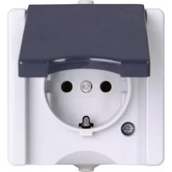 HEINRICH KOPP Gniazdo Schuko 1-bieg. Natynkowe Wodoszczelne proAQA Szary 16A 250V (947456005)