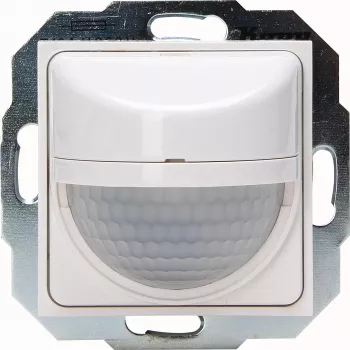 Czujnik podczerwieni HEINRICH KOPP 840629058 - Przewodowy, zasięg 9m, detekcja 180°, montaż ścienny, biały, 230V AC, IP44