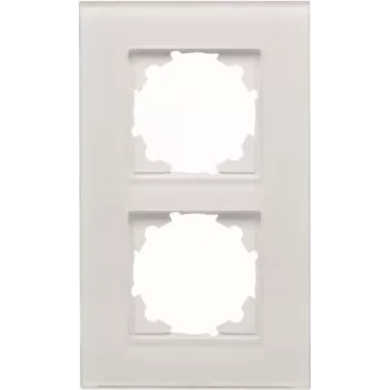 HEINRICH KOPP 2-Gang Frame Cover ATHENIS Pure White Glossy 405402001