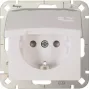Gniazdo Schuko Heinrich Kopp HK05 z podwyższoną ochroną przed dotykiem, czysta biel (RAL 9010), podtynkowe, 16A 250V