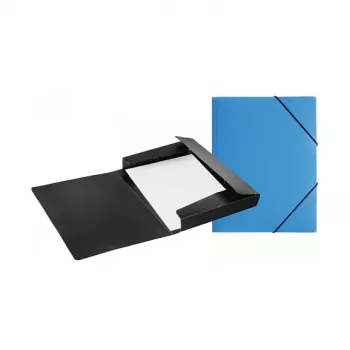 PAGNA PP 12 Presentation Folder A4 Polypropylene Black Landscape Snap Button