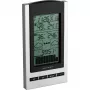TFA Gaia Bezprzewodowa Stacja Pogodowa z Kolorowym LCD, 433 MHz, Sterowana Radiowo DCF-77, Czarny