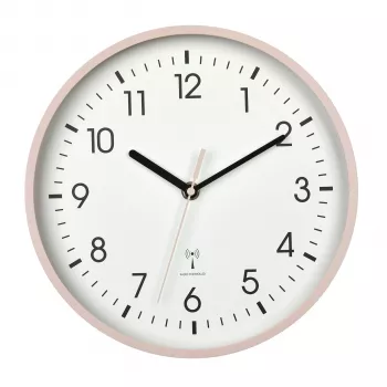 TFA Dostmann 60.3550.16 Zegar ścienny sterowany radiowo 24,5 cm x 4,2 cm Różowy