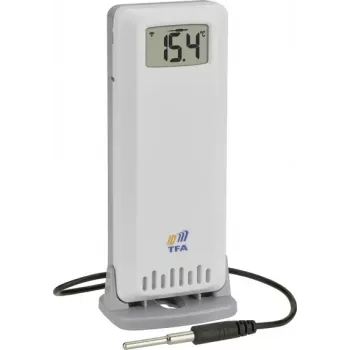 TFA 30.3902.02 ID-A3 Dwukanałowy czujnik temperatury z sondą, biały