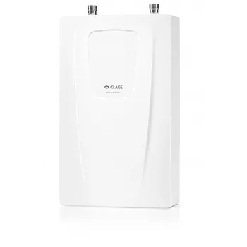 CLAGE CDX11-U Basitronic Przepływowy Podgrzewacz Wody 11kW 400V 3-fazowy Biały