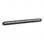Panel krosowy Panasonic 3SR-PATCH-24P 24 porty (typu Keystone) z 24 gniazdami Keystone RJ45 Cat.6 UTP - czarny