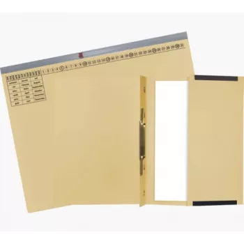 Exacompta 370122B Konwencjonalny segregator - Karton - 320 g/m² - 265 x 316 mm - Opakowanie 1 szt. - Płowy