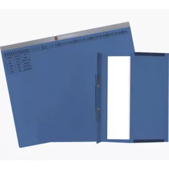 Exacompta 370207B Konwencjonalny segregator - Karton - Niebieski - 320 gsm - 265 x 316 mm - A4