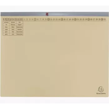 Exacompta 370222B Konwencjonalny segregator - Karton - 320 g/m² - 265 x 316 mm - Niebieski - 1 sztuka