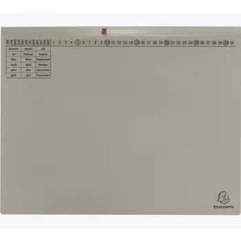 Exacompta 370310B - Konwencjonalny segregator - Karton - Szary - 320 g/m² - 265 x 316 mm - A4