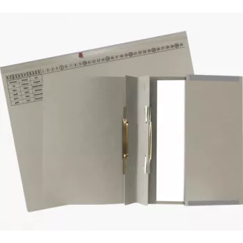 Exacompta 370310B - Konwencjonalny segregator - Karton - Szary - 320 g/m² - 265 x 316 mm - A4