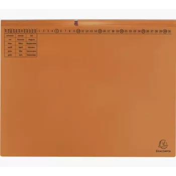 Exacompta 370409B Konwencjonalny segregator dokumentów - Karton - Pomarańczowy - 320 g/m² - 265 mm - 316 mm