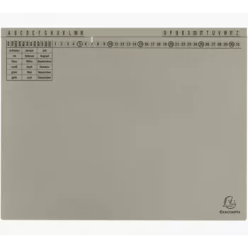 Exacompta 371110B Konwencjonalny segregator tekturowy - szary - 320 g/m² - 265 x 316 mm