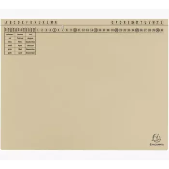 Exacompta 371122B Teczka na dokumenty - Karton - 320 g/m² - A4 - Niebieski - 1 sztuka