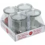 WECK Round Rim Jar Tulip 1.0L Set of 4