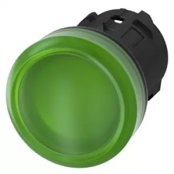 Siemens SIRIUS ACT 3SU1001-6AA40-0AA0 Zielona lampka sygnalizacyjna LED 22mm okrągła 24V AC/DC Zacisk śrubowy