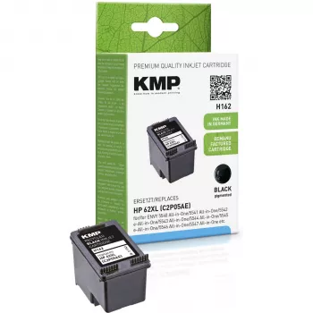 KMP H162 Kompatybilny wkład atramentowy Czarny 12ml do HP 62XL C2P05AE
