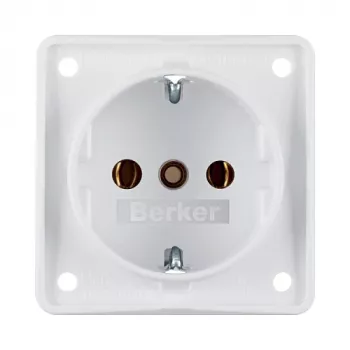 Gniazdo SCHUKO Berker 941852502 Polar White Matt