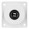 Berker 945172509 Gniazdo Integro 12V Polarna Biel Błyszcząca