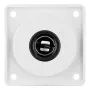 Berker 945172509 Gniazdo Integro 12V Polarna Biel Błyszcząca