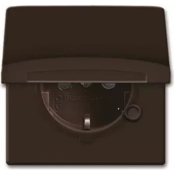 Busch-Jaeger 2064-0-0291 Gniazdo Schuko CEE 7/3 2P+E IP44 Brązowe 250V 16A Montaż Natynkowy