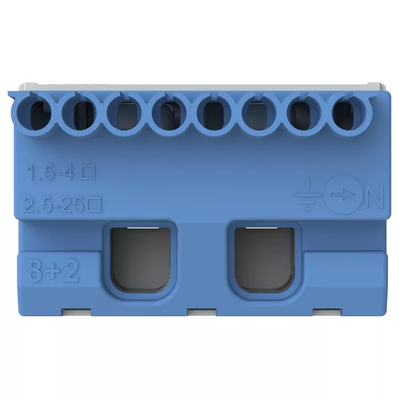 Striebel & John Neutral Terminal Block 8x4+2x25mm² ZK82B
