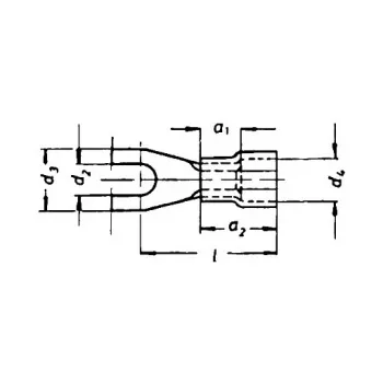 Klauke Tuleja kablowa zaciskana 1,5-2,5 mm² izolowana 630C/5