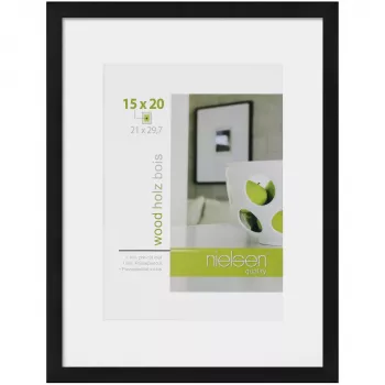 NIELSEN DESIGN Apollon Czarna Drewniana Ramka na Zdjęcia A4 21x29.7 cm 8988046