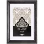 NIELSEN DESIGN Accent Vintage Ramka na zdjęcia DIN A4 21x29.7 cm Drewno Czarny