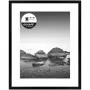 NIELSEN DESIGN Aura Ramka na zdjęcia Czarna 24x30 cm Drewno z passe-partout 1122000