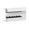 Hager BRN6517019016 Dolna część listwy przypodłogowej do montażu urządzeń BRN 65x170mm - 2 m Biała