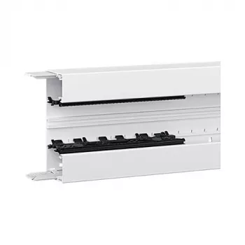 Hager BRN6517019016 Dolna część listwy przypodłogowej do montażu urządzeń BRN 65x170mm - 2 m Biała