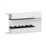 Hager BRN6517019016 Dolna część listwy przypodłogowej do montażu urządzeń BRN 65x170mm - 2 m Biała