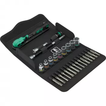 Wera 8100 SA 14 Zyklop Comfort Zestaw Grzechotek 1/4 cala, 14 Części