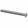 KAISER ELEKTRO 2472-40 Wkręt do urządzeń 3,2 x 40 mm, łeb płaski, nacięcie, stal ocynkowana, 1 szt.