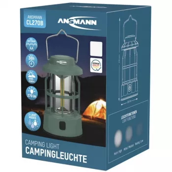 ANSMANN CL270B COB LED Latarka Campingowa 270 lm