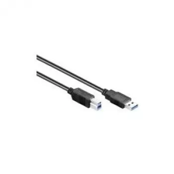 GoodConnections USB 3.0 Kabel Type A Męski do Type B Męski, Czarny, 3m