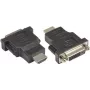 GoodConnections DVI-D na HDMI Przejściówka Wideo, DVI-D Żeński na HDMI Męski, 24+1 Piny, Czarny