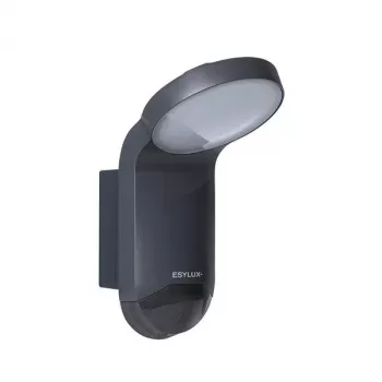 ESYLUX WILMA WL 100 OP LED Naświetlacz Zewnętrzny 1000lm 4000K IP65 Grafit z Czujnikiem Ruchu PIR
