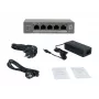 LevelOne GEP-0531 Niezarządzalny przełącznik PoE+, 3x GE PoE+ (30W) + 1x Hi-PoE (60W), budżet 60W, plastik, desktop